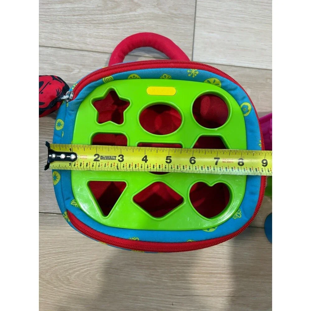 Melissa & Doug K's Kids Take-Along Shape Sorter Carry Toy With 2-Sided Activity